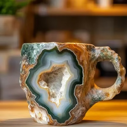 🎁 Letzter Tag 49 % RABATT – 2025 Neue Onyxuse Kaffeetassen aus Mineralkristall