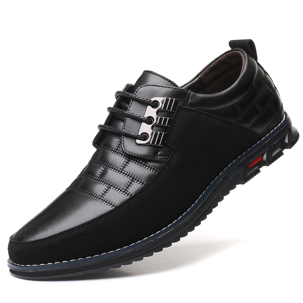 Orthopädische Lederschuhe mit Klettverschluss