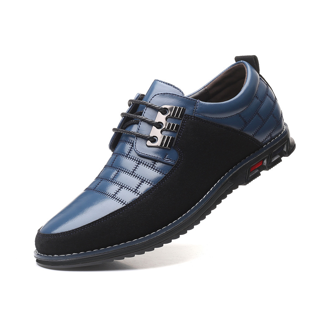 Orthopädische Lederschuhe mit Klettverschluss