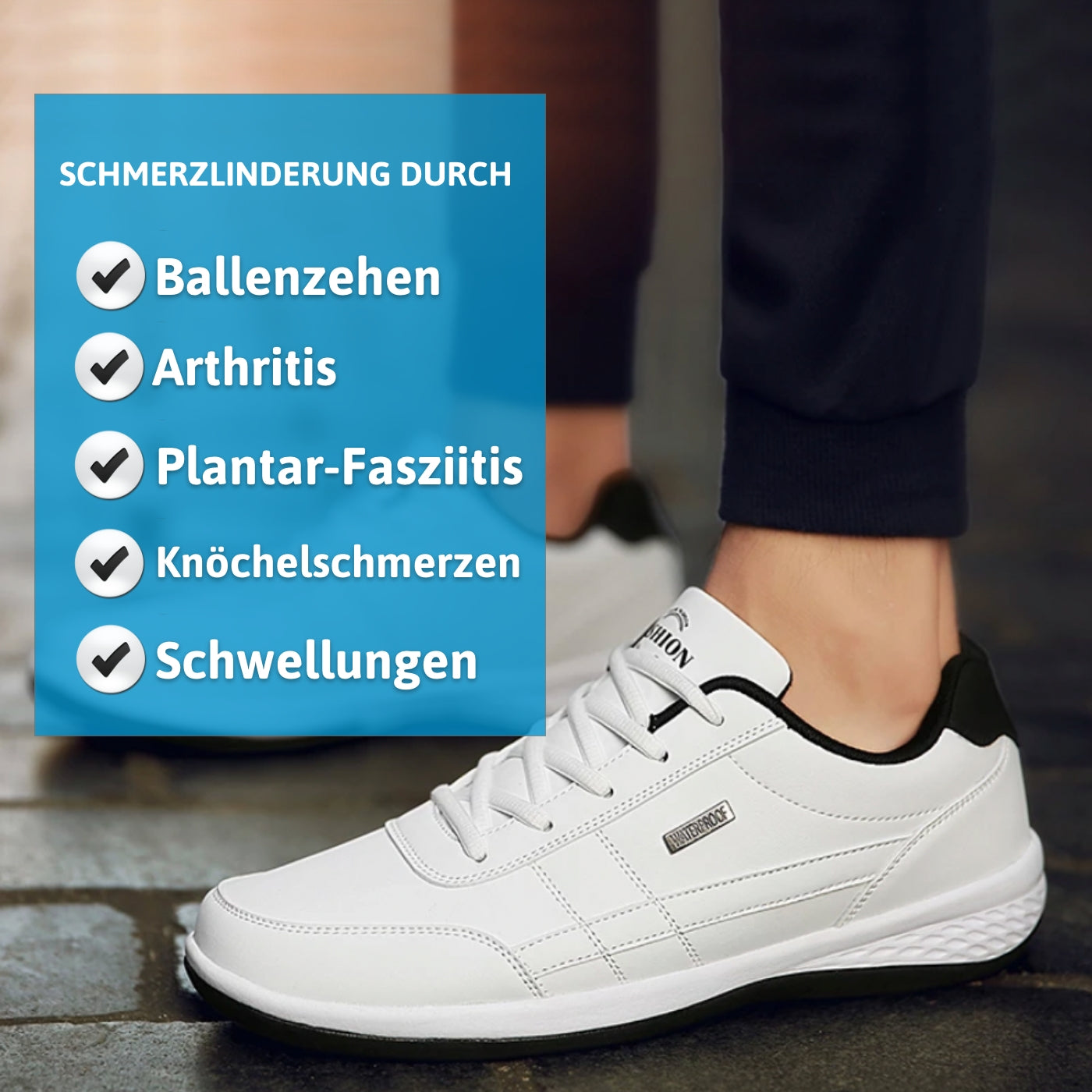 Männer Design Pro - Ergonomische Schmerzbefreiende Schuhe