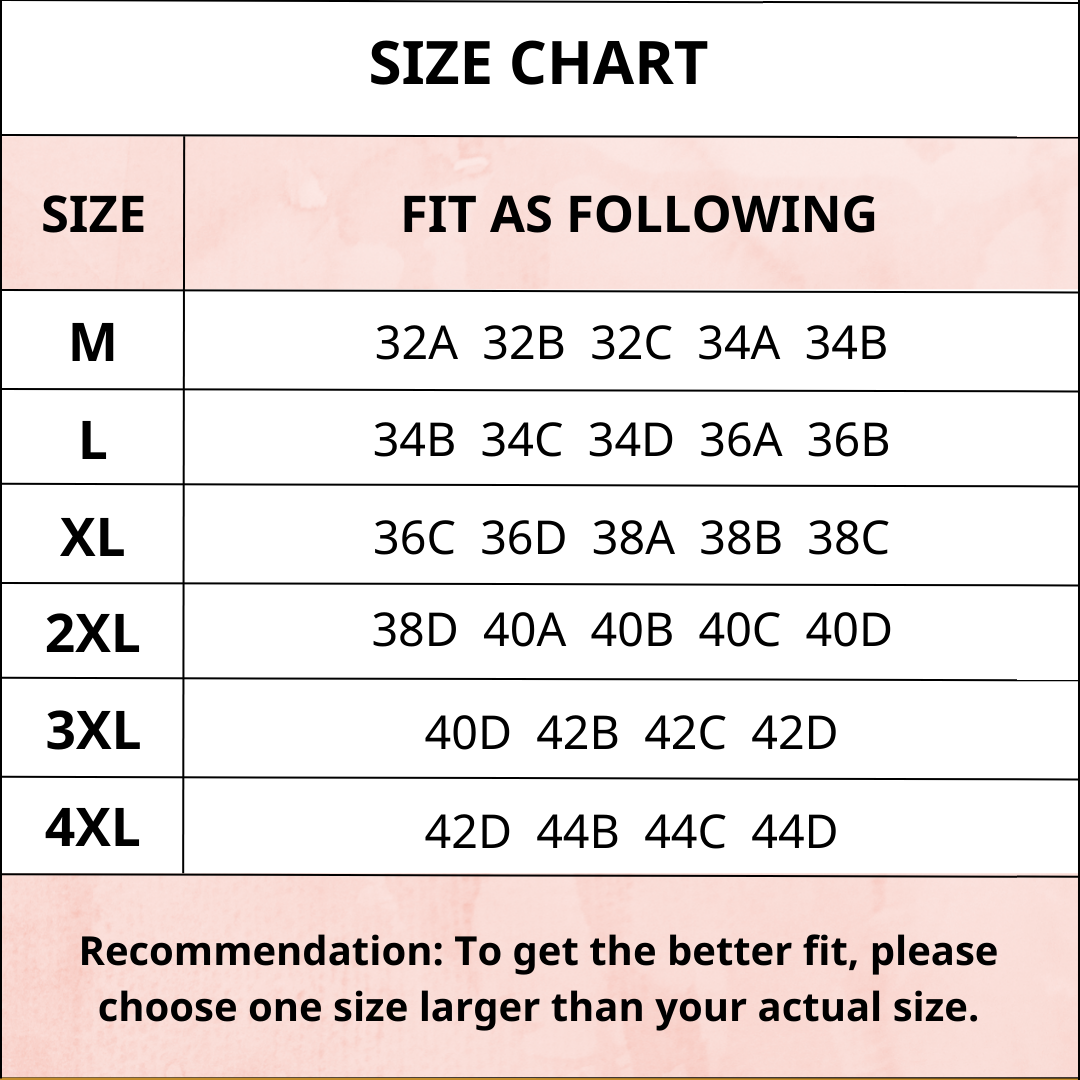 5D Nahtloser Kabellos Spitzen-BH in Übergröße für Damen