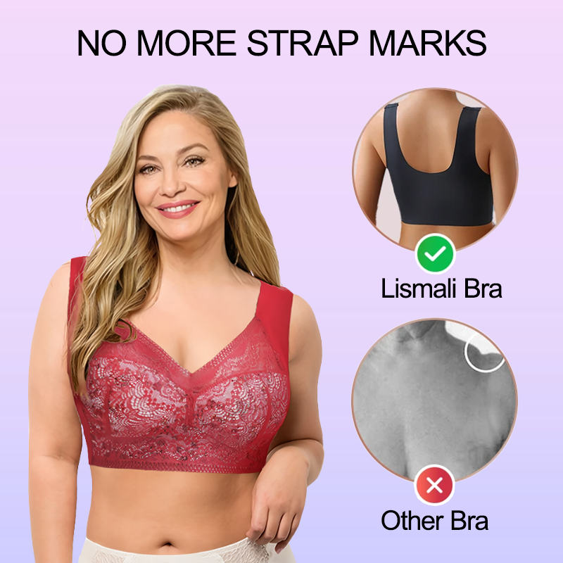 Ultimate Extra Lift-Up nahtloser Stretch-BH mit Cut-Out und Blumenspitze für große Figur