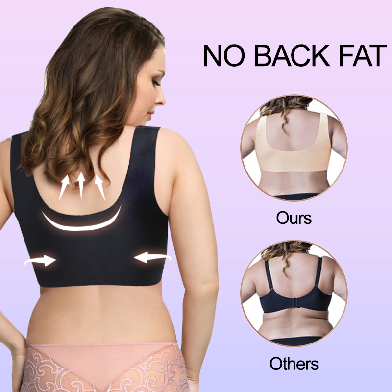 Ultimate Extra Lift-Up nahtloser Stretch-BH mit Cut-Out und Blumenspitze für große Figur