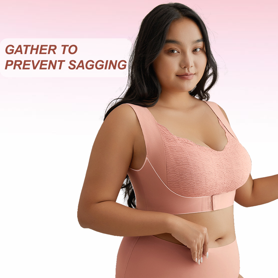 Nahtloser BH mit ultradünnem, geformten Cup und Schnalle vorne