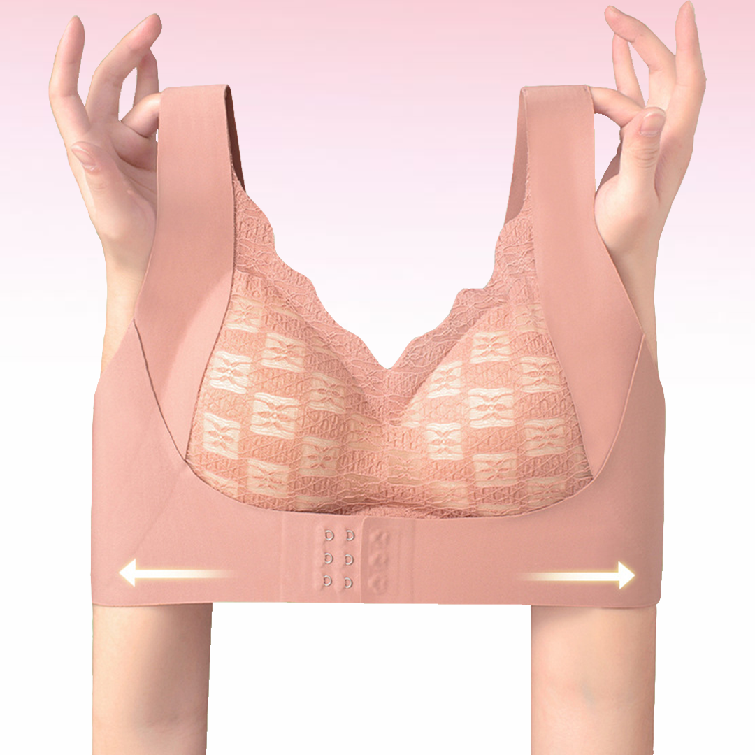 Nahtloser BH mit ultradünnem, geformten Cup und Schnalle vorne
