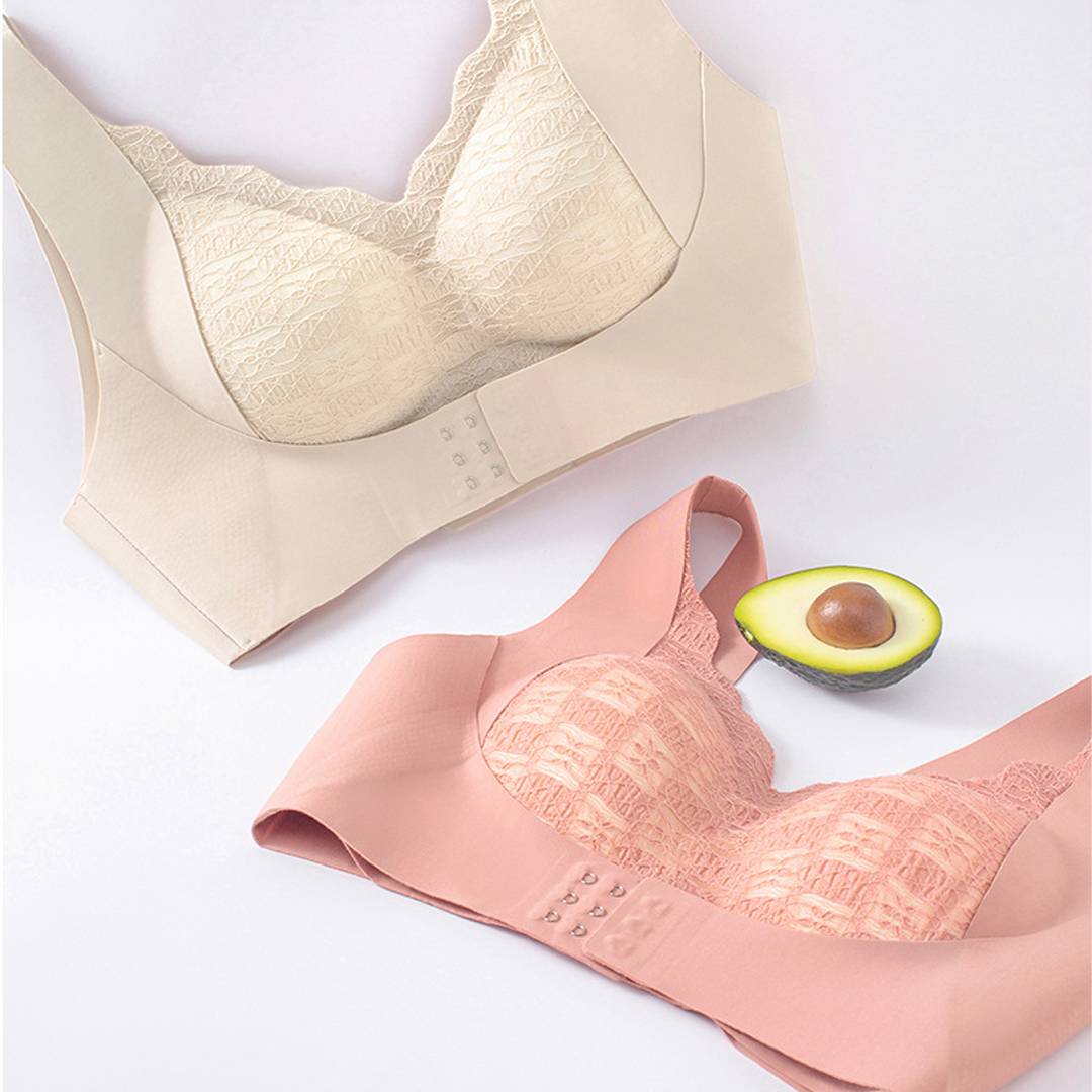 Nahtloser BH mit ultradünnem, geformten Cup und Schnalle vorne