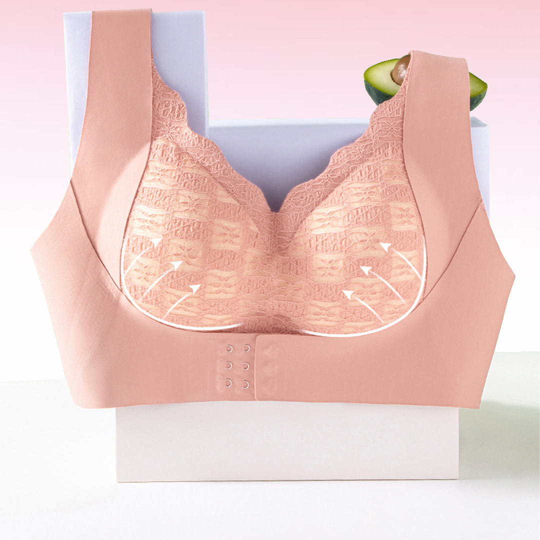 Nahtloser BH mit ultradünnem, geformten Cup und Schnalle vorne