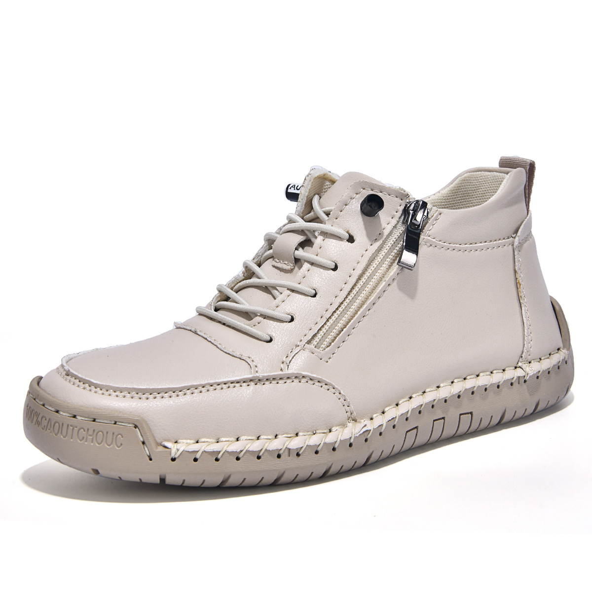 ⏰LETZTER TAG – 70 % RABATT🛒 Herren Leder-Freizeitstiefel – Bequeme Outdoor-Schuhe für Alltag und Autofahren