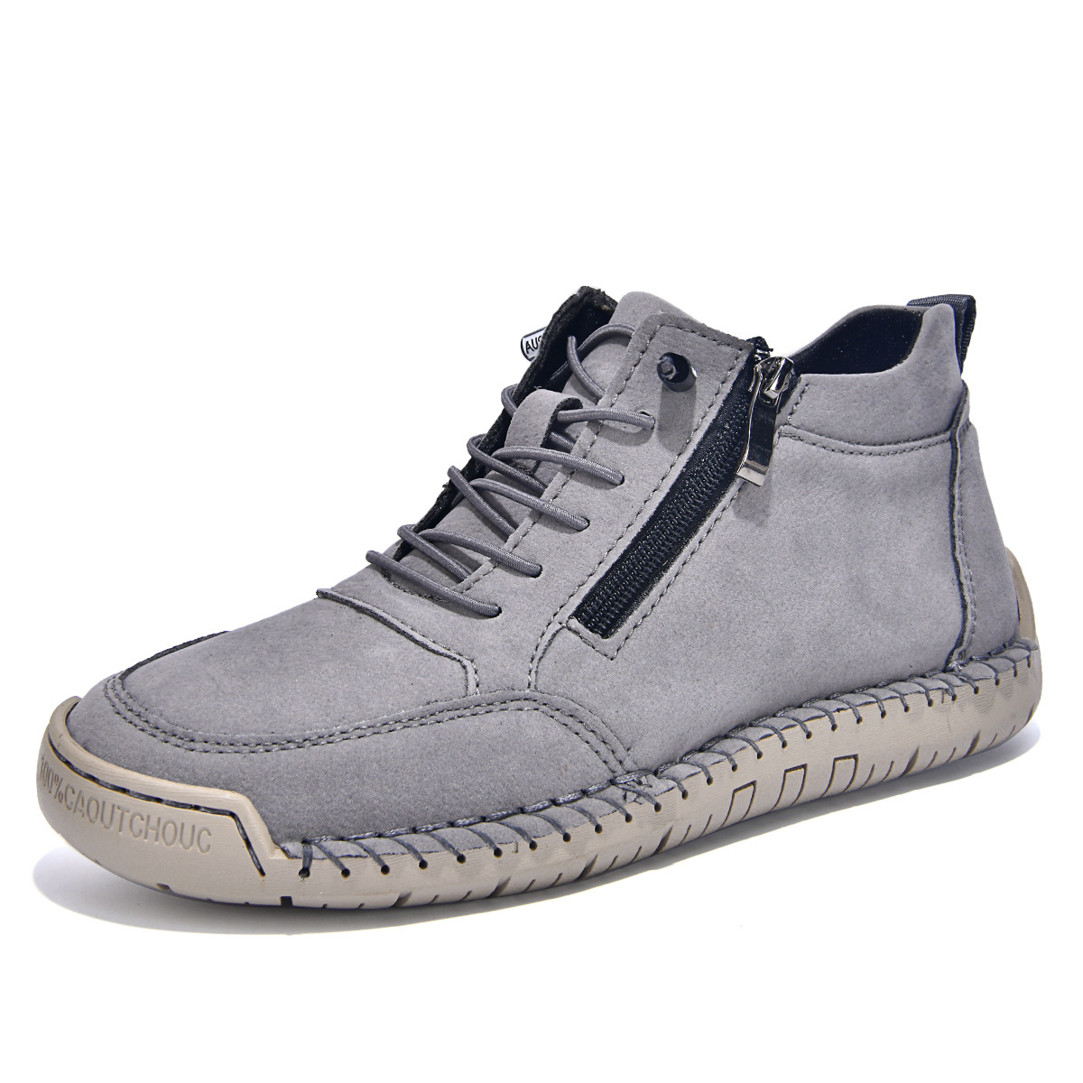 ⏰LETZTER TAG – 70 % RABATT🛒 Herren Leder-Freizeitstiefel – Bequeme Outdoor-Schuhe für Alltag und Autofahren