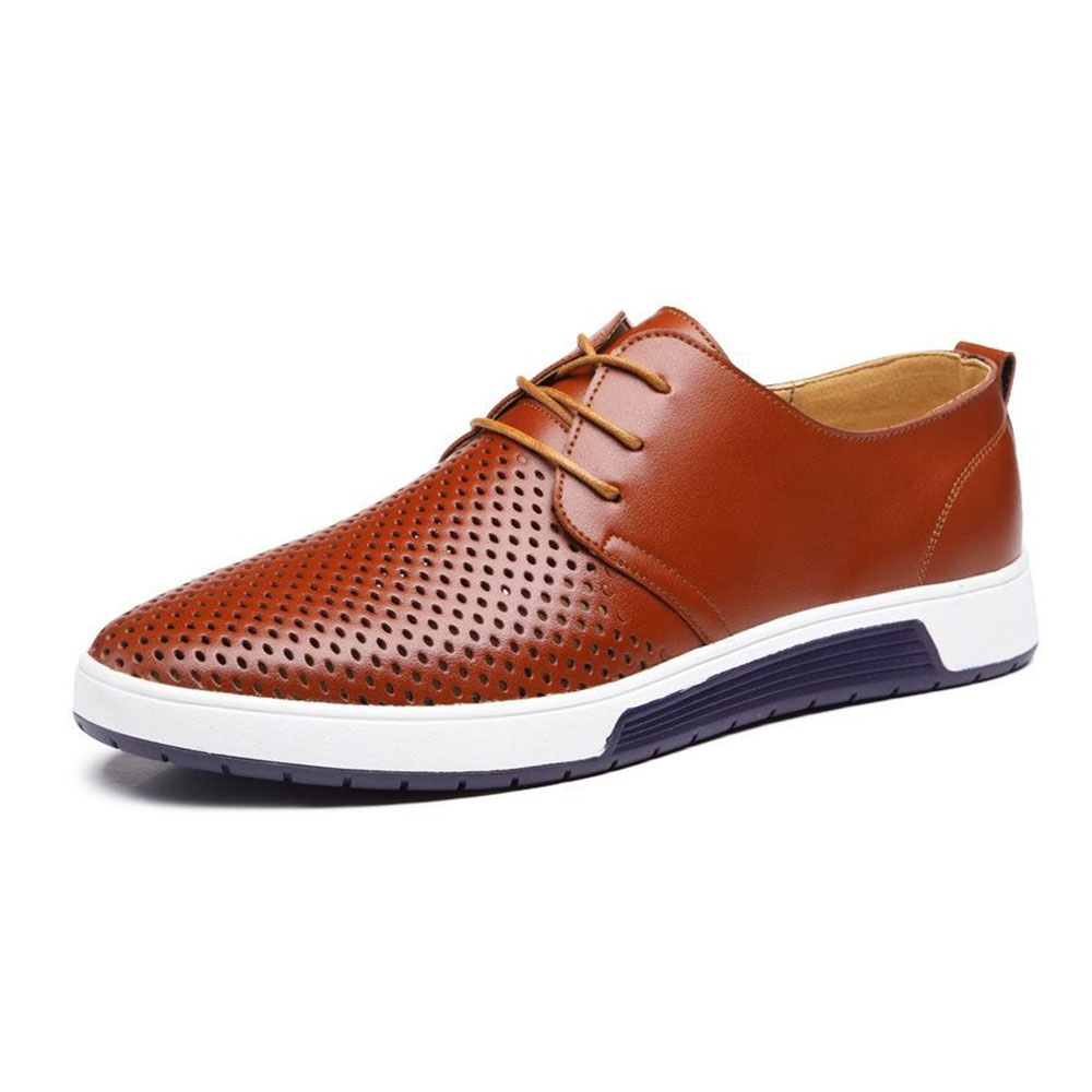 Atmungsaktive Business-Lederschuhe für Herren