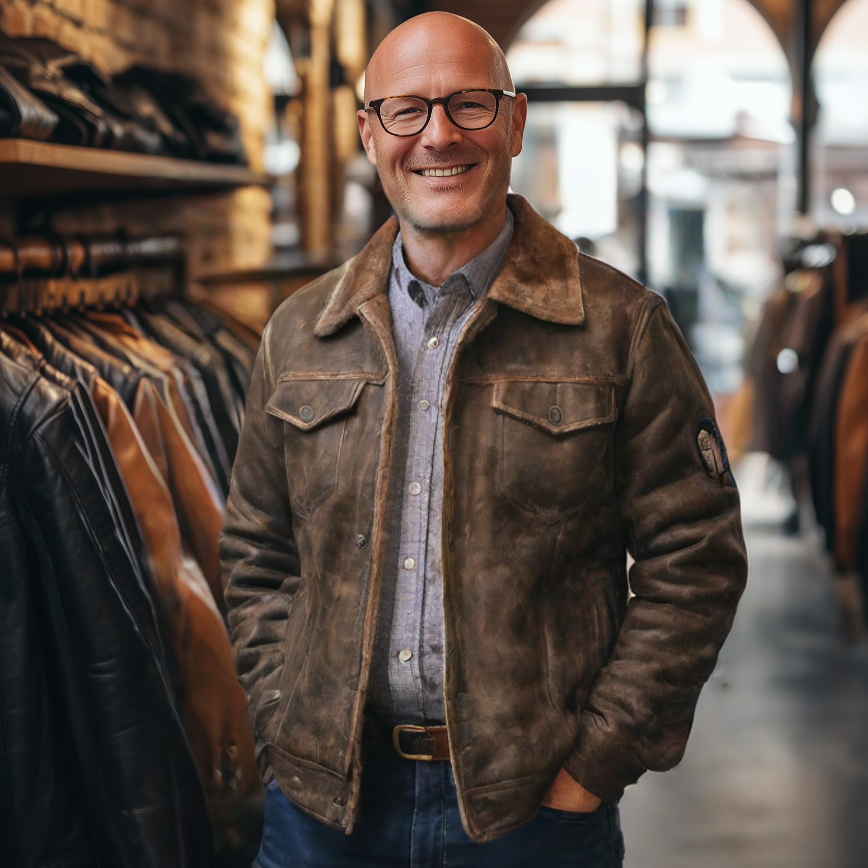 Flight Streak - Lederjacke