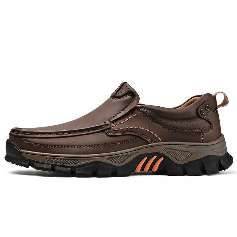 ⏰Aktion – 50 % RABATT🔥Orthopädische Wanderschuhe für Herren zum Hineinschlüpfen aus echtem Leder