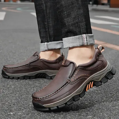 ⏰Aktion – 50 % RABATT🔥Orthopädische Wanderschuhe für Herren zum Hineinschlüpfen aus echtem Leder