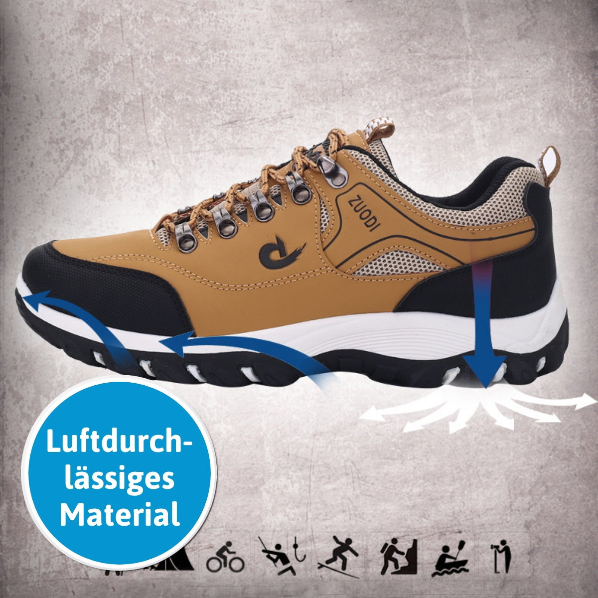 Natur - Ergonomische Schmerzbefreiende Outdoor Schuhe