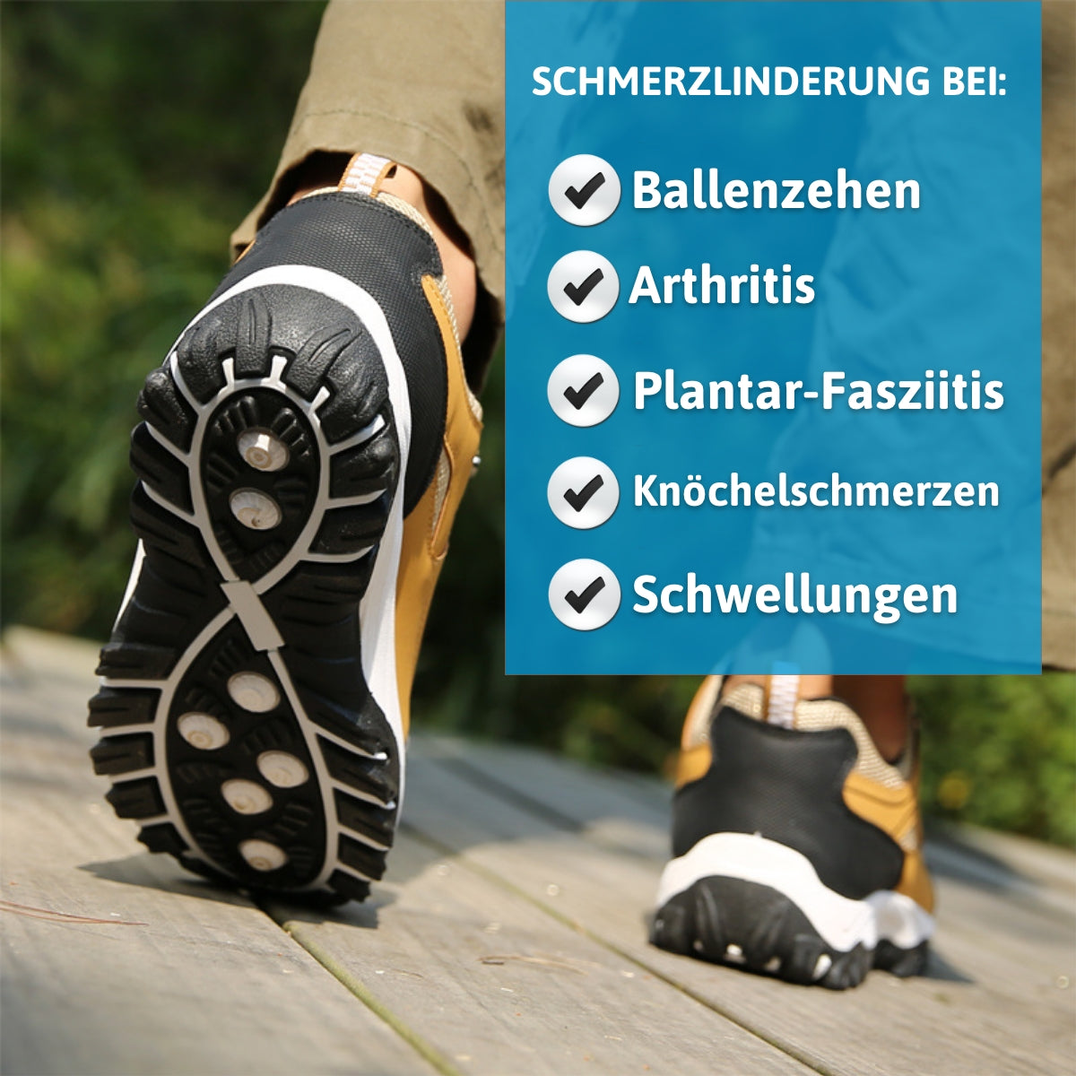 Natur - Ergonomische Schmerzbefreiende Outdoor Schuhe