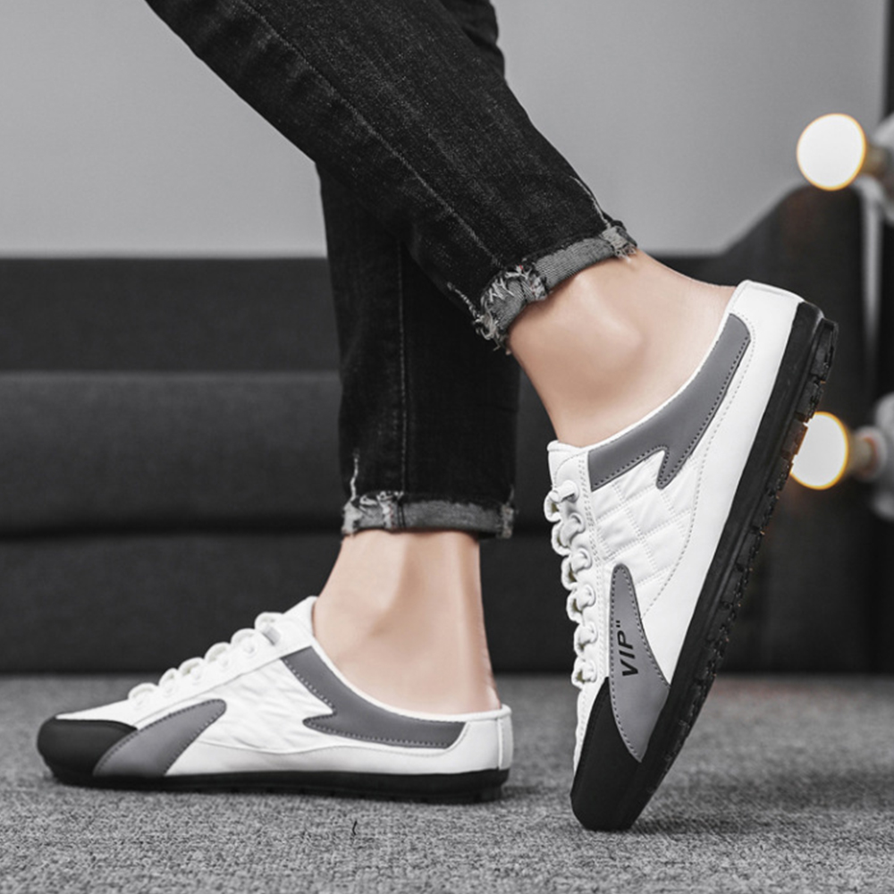 Leichte, atmungsaktive, rutschfeste, flache Semi-Trail-Freizeitschuhe für Herren