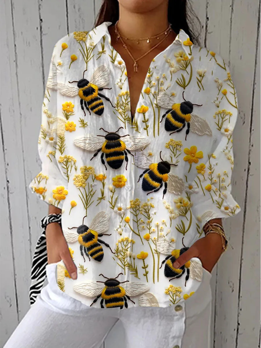 Katelyn™ Golden Bee Bluse