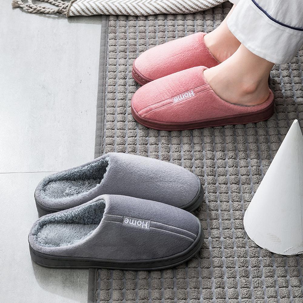 Neue Heim-Plüsch-Baumwollschuhe für Herbst und Winter