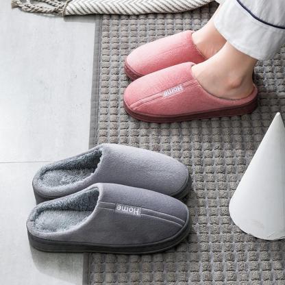 Neue Heim-Plüsch-Baumwollschuhe für Herbst und Winter
