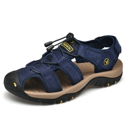 🎁 Jetzt 45 % Rabatt sichern! – Herren-Ledersandalen mit Stützfunktion – leicht und rutschfest