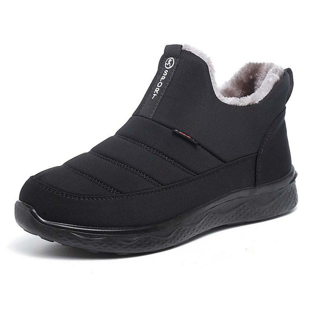 Winterstiefel aus verdicktem Samt und warmer Baumwolle