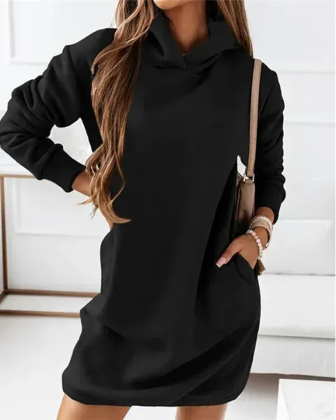 Kleid mit Kapuze