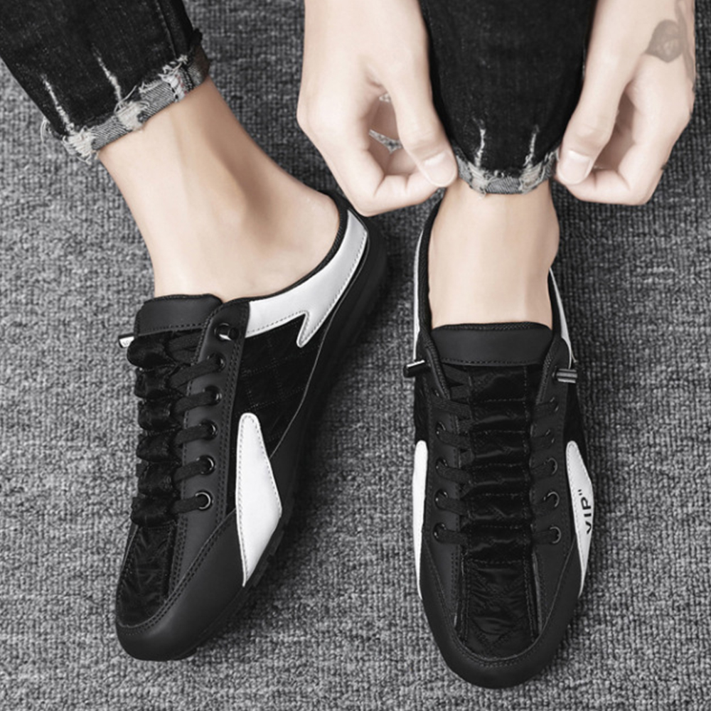 Leichte, atmungsaktive, rutschfeste, flache Semi-Trail-Freizeitschuhe für Herren