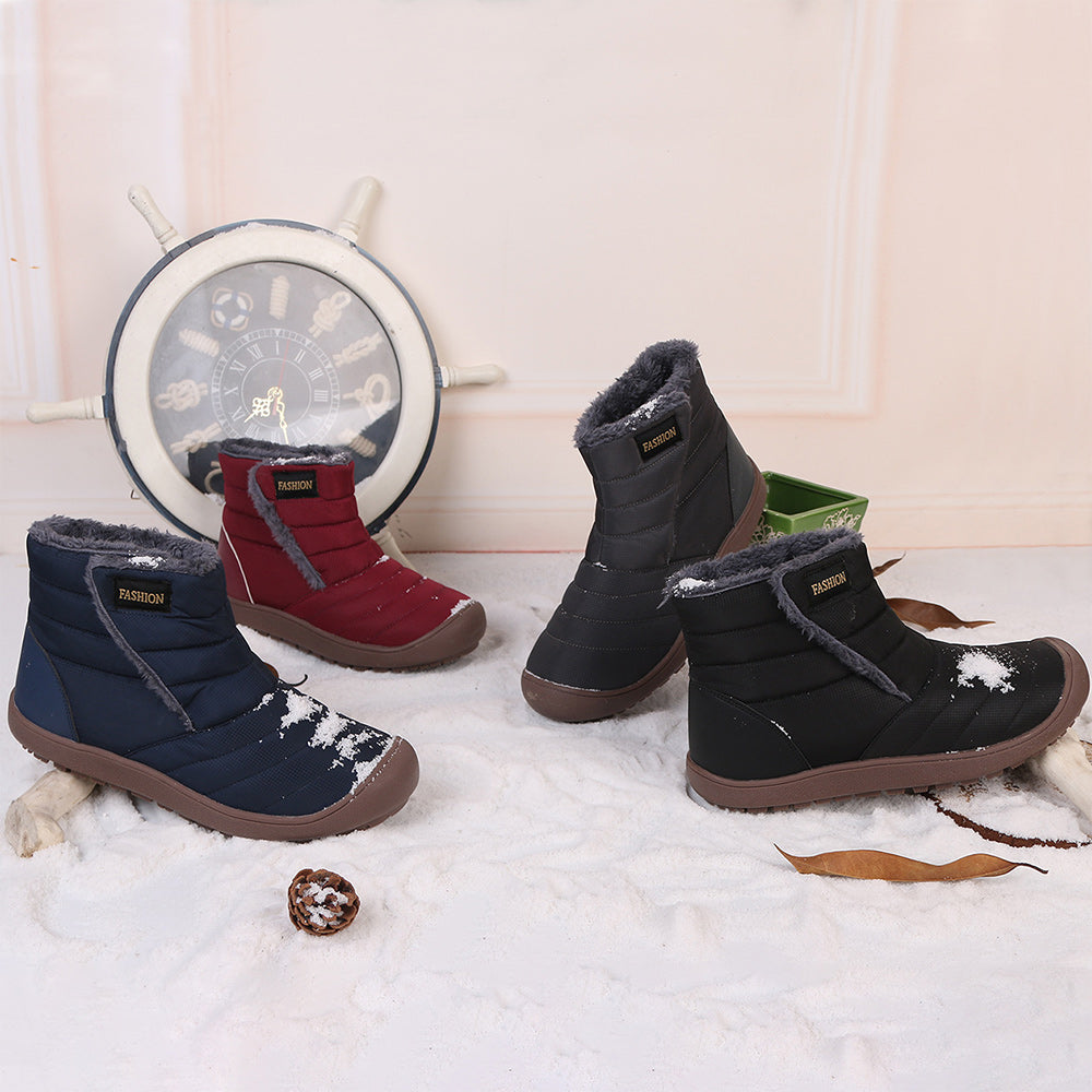 Warme, wasserdichte, wasserdichte Schneestiefel aus Fleece