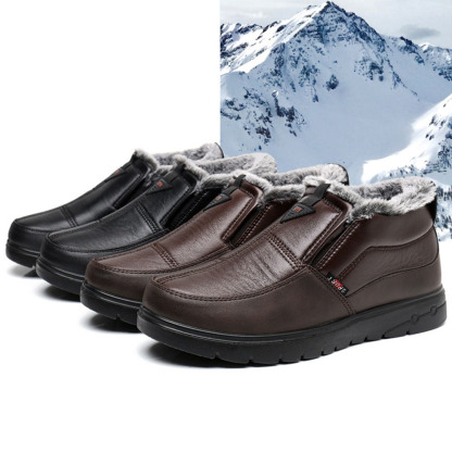 Warme Winter-Slip-on-Plus-Samt-Herren-Baumwollschuhe