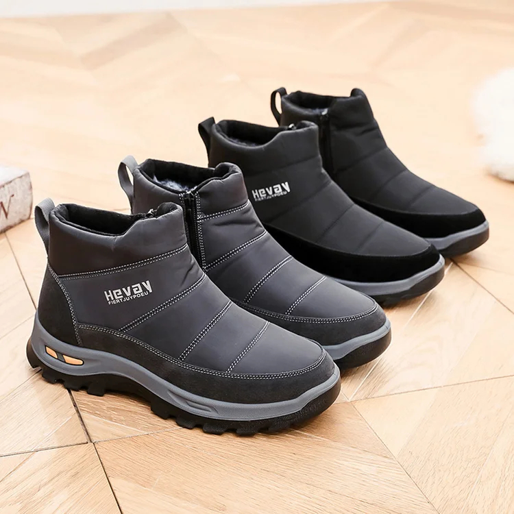 Wintermode warme wasserdichte Herren-Schneestiefel