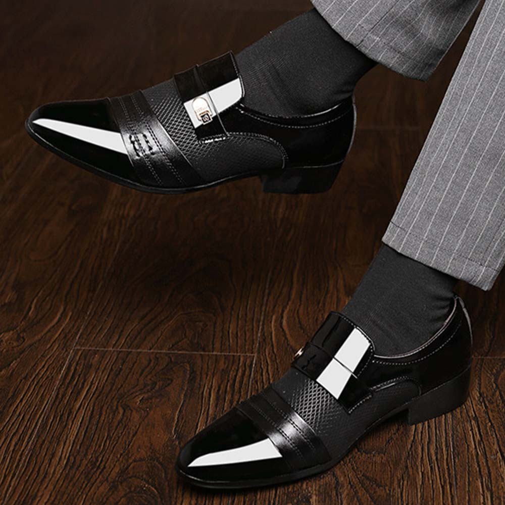 Herren-Business-Casual-Lederschuhe, Hochzeitsschuhe