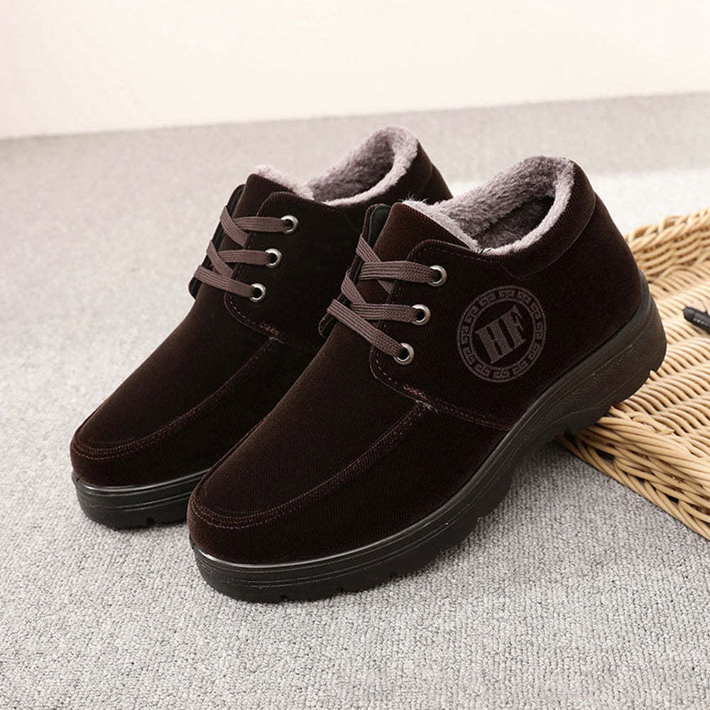 Herren-Winterfleece-Schuhe aus rutschfester, warmer Baumwolle