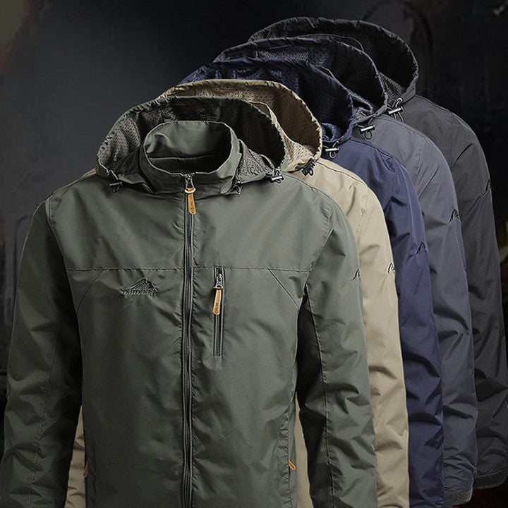  Herrenmode Outdoor-Wanderjacke