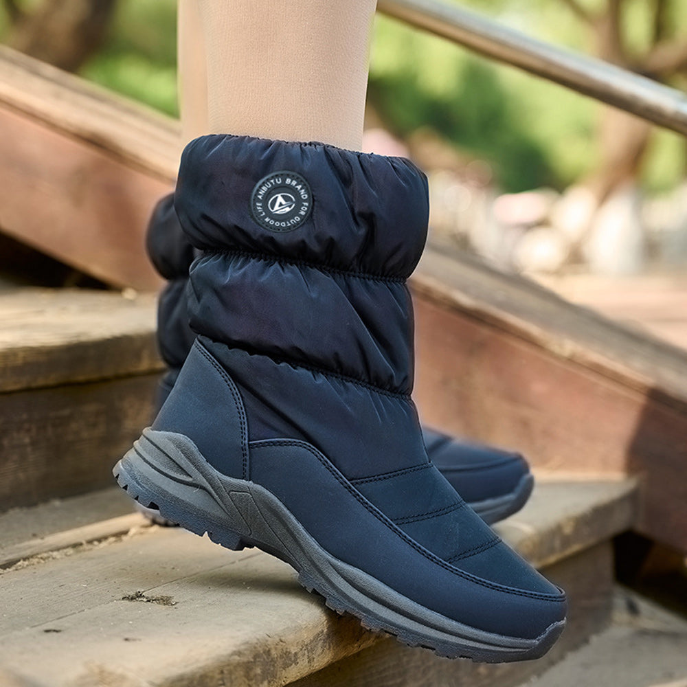 Winter Outdoor Herren und Damen Fleece wasserdichte warme Schuhe im gleichen Stil