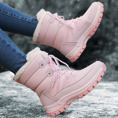 Windfeste, hohe Outdoor-Schneestiefel für Damen
