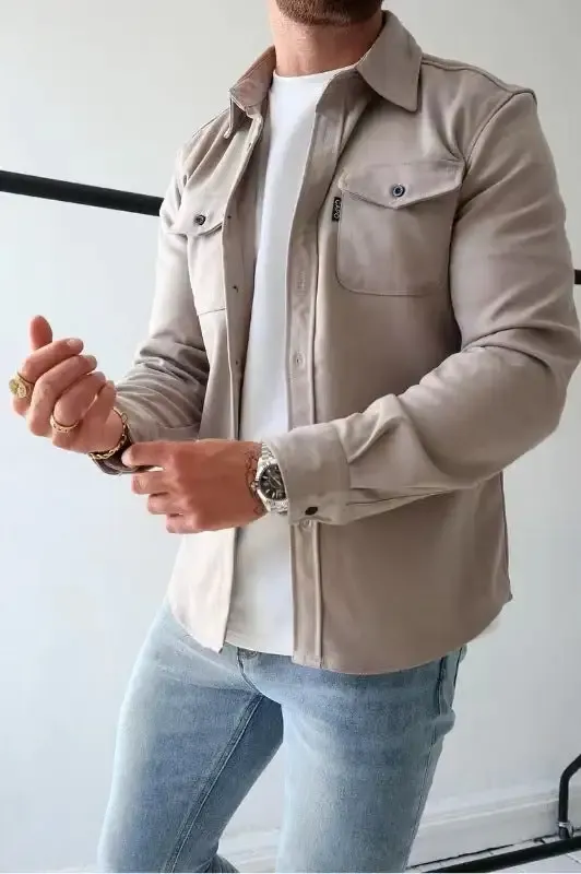 Knopfleisten Jacke für Herren