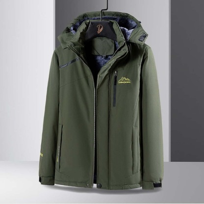 Neue winterliche Herren-Samtverdickungsjacke