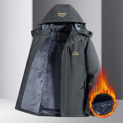  Neue winterliche Herren-Samtverdickungsjacke