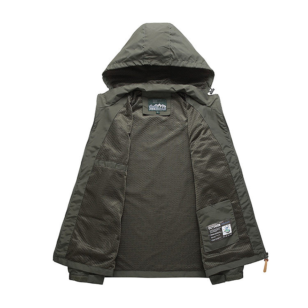  Herrenmode Outdoor-Wanderjacke
