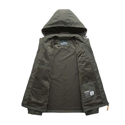  Herrenmode Outdoor-Wanderjacke