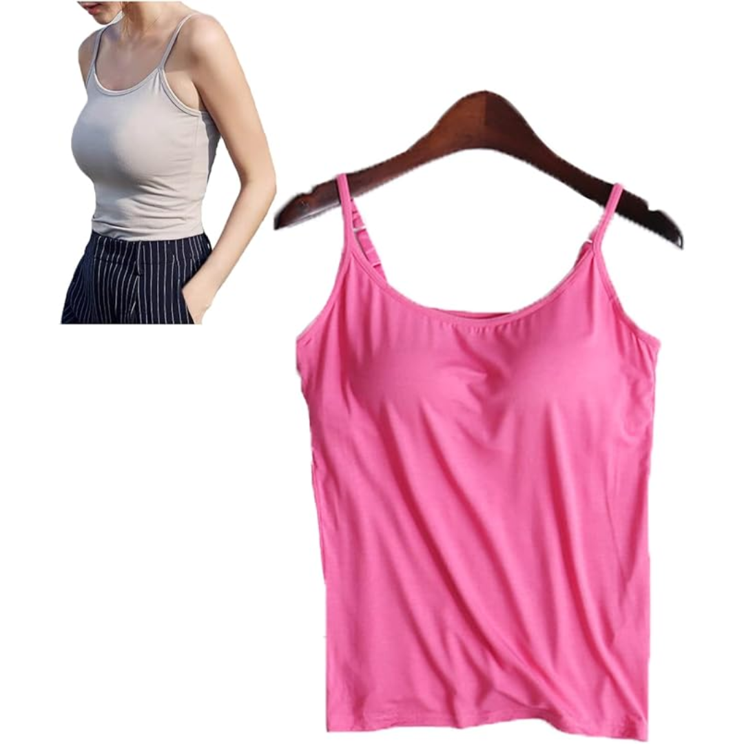 Tanktop mit lockerer Passform und integriertem BH-Camisole