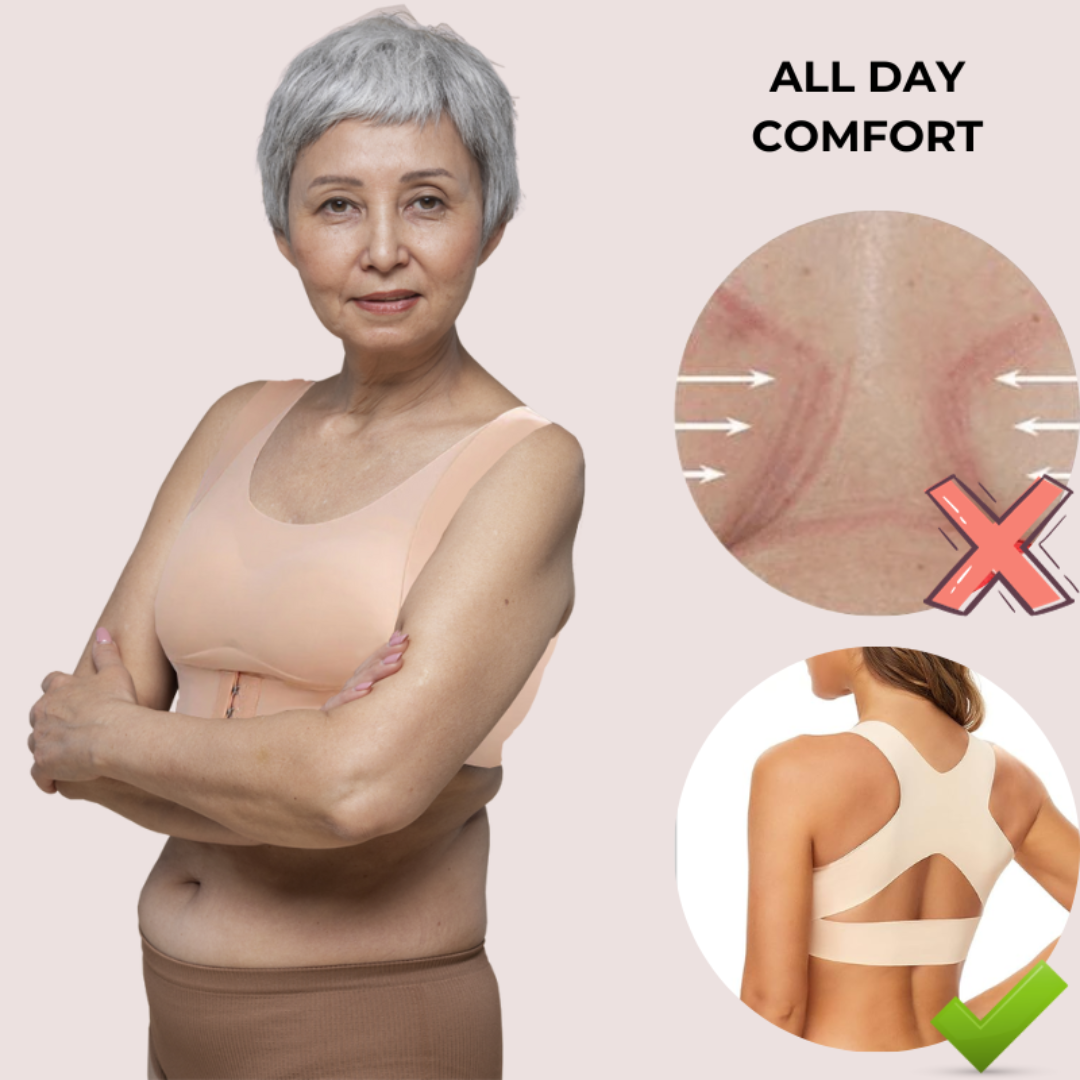 Stützender Haltungskorrektur-BH mit Frontverschluss