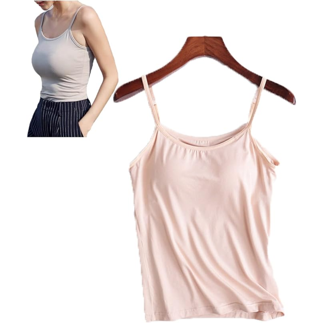 Tanktop mit lockerer Passform und integriertem BH-Camisole