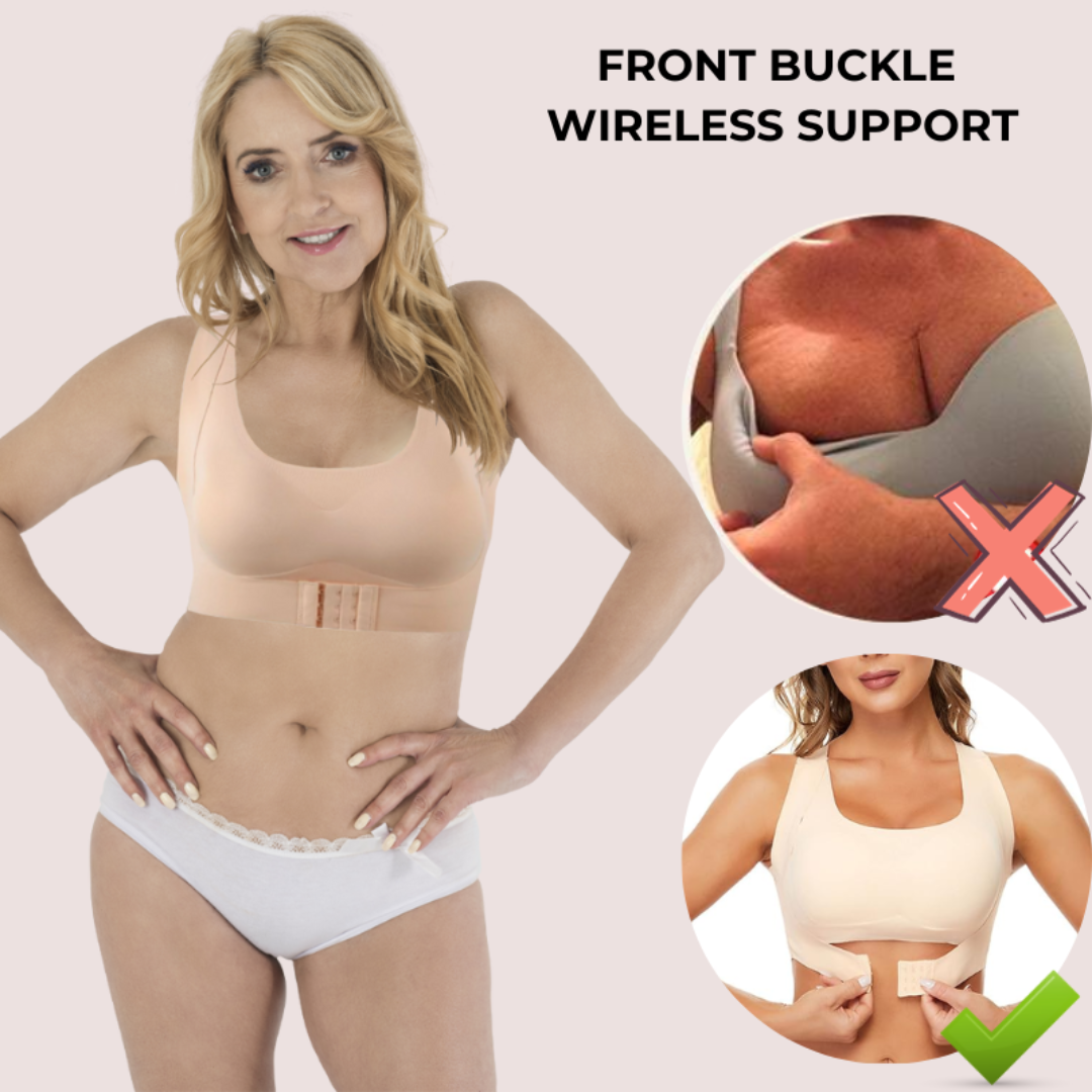 Stützender Haltungskorrektur-BH mit Frontverschluss