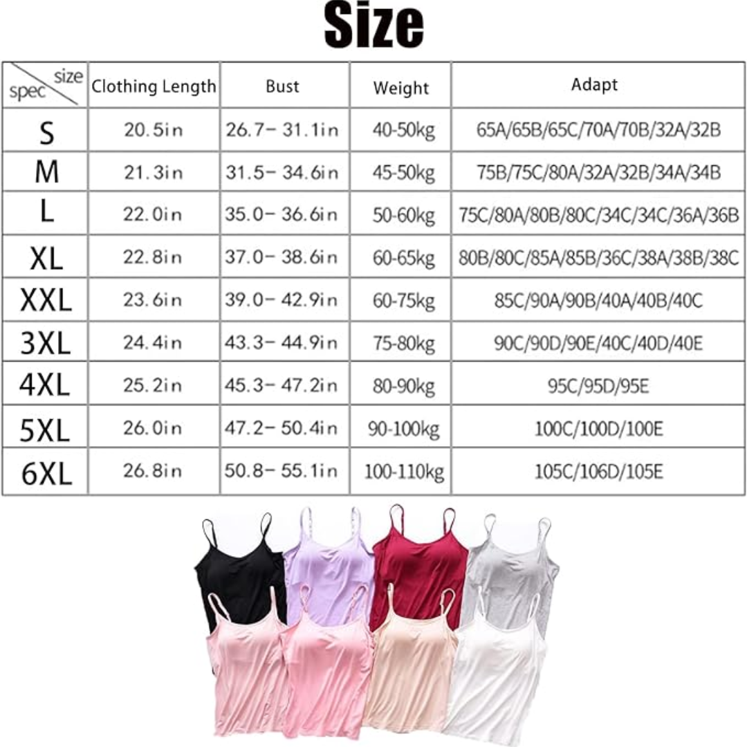 Tanktop mit lockerer Passform und integriertem BH-Camisole