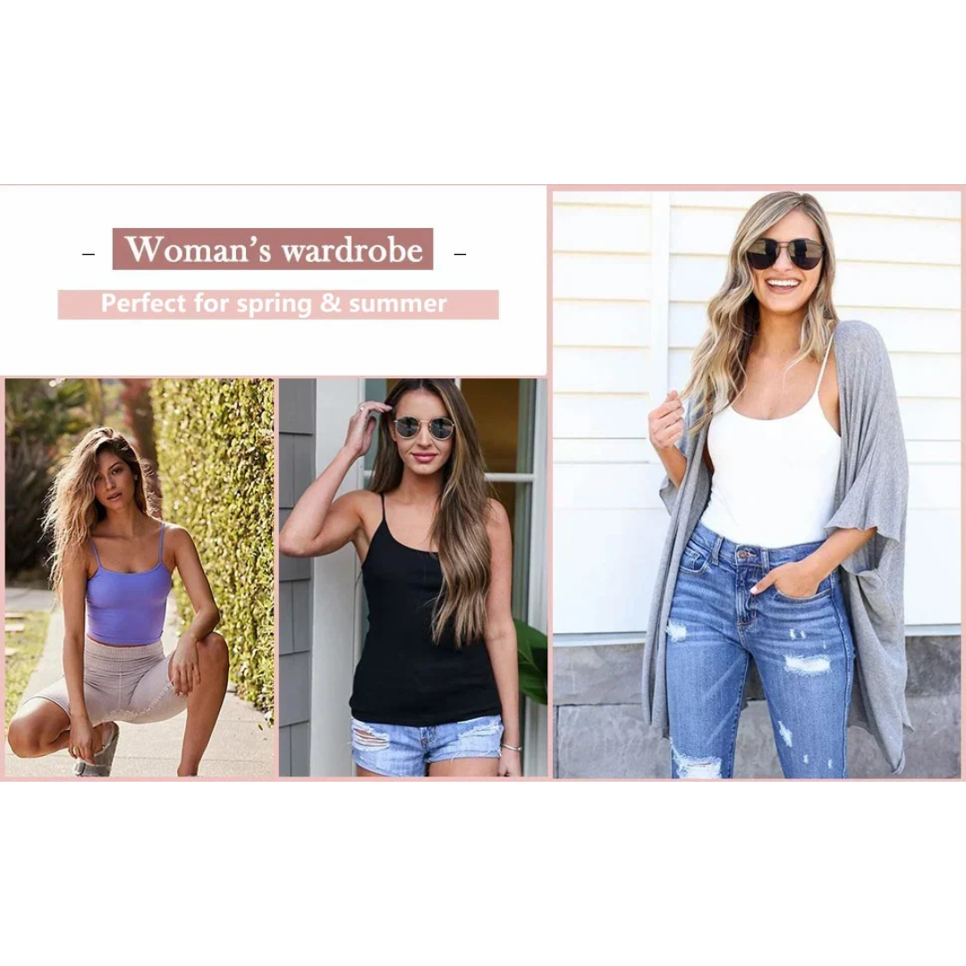 Tanktop mit lockerer Passform und integriertem BH-Camisole