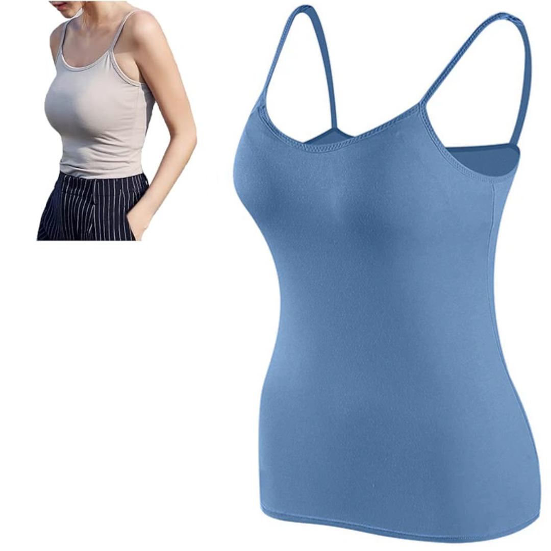 Tanktop mit lockerer Passform und integriertem BH-Camisole