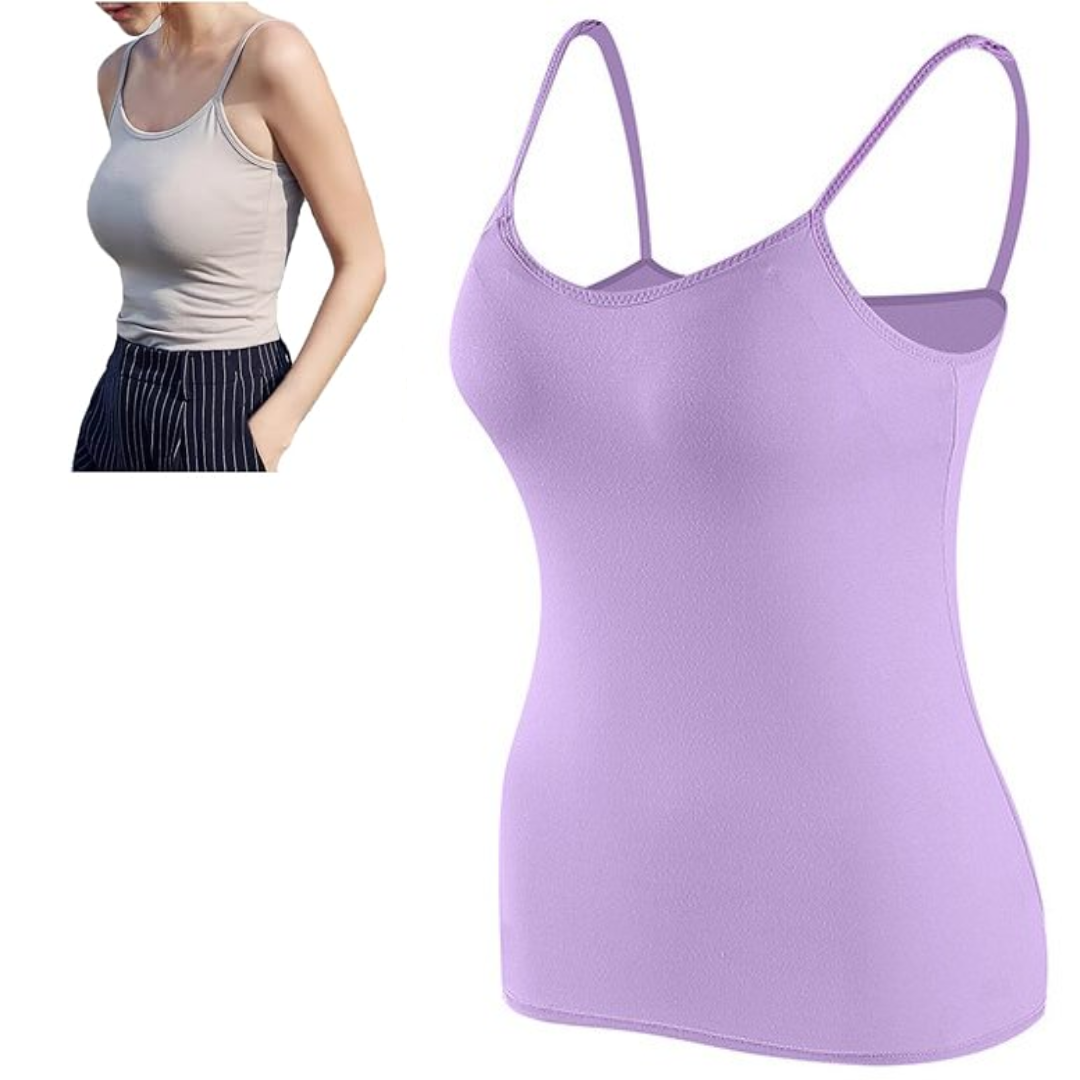Tanktop mit lockerer Passform und integriertem BH-Camisole