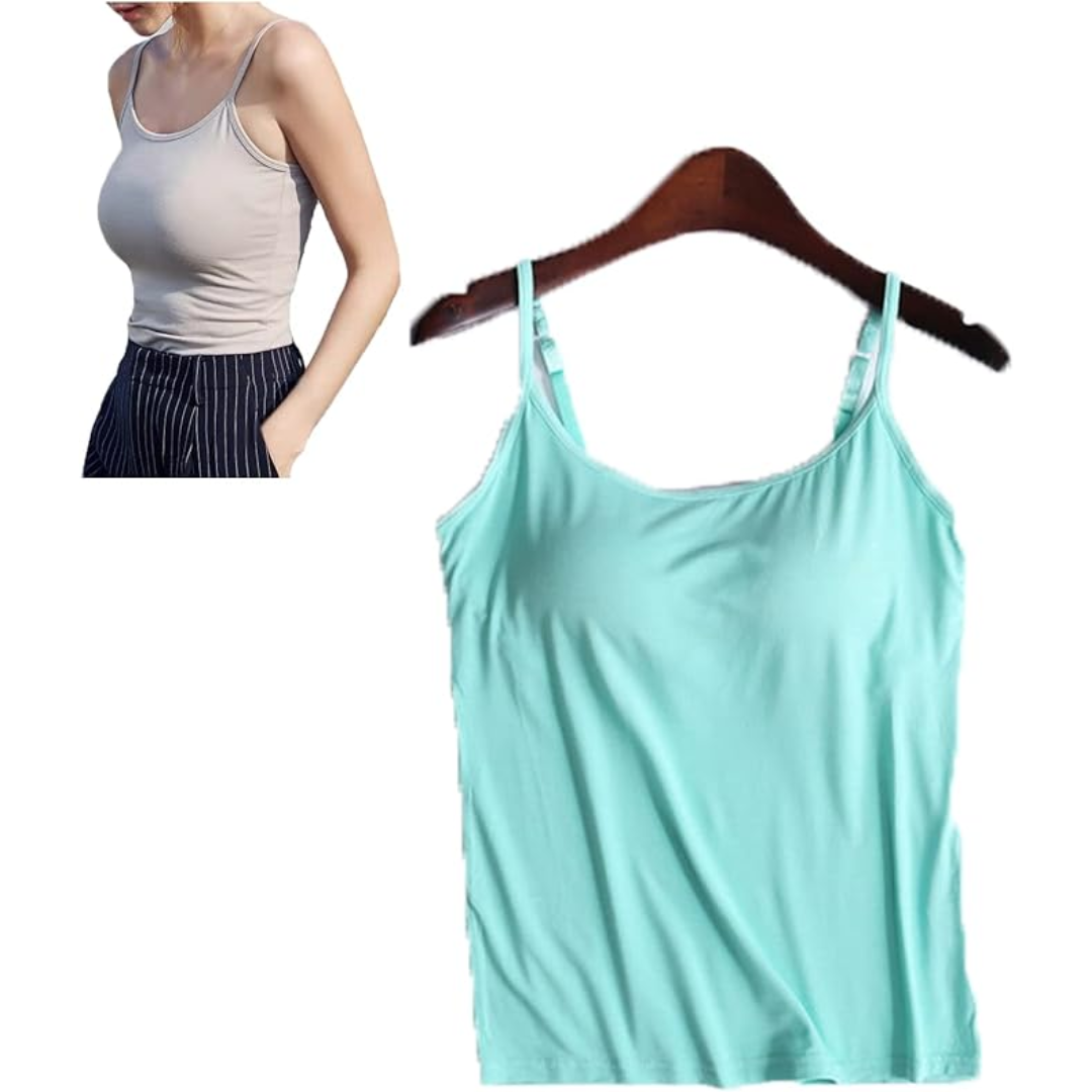 Tanktop mit lockerer Passform und integriertem BH-Camisole