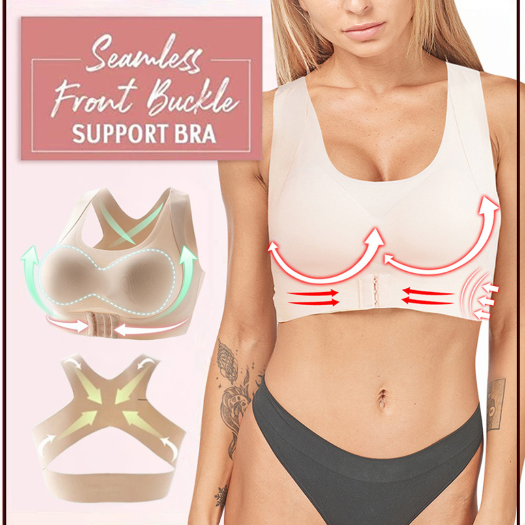 Stützender Haltungskorrektur-BH mit Frontverschluss